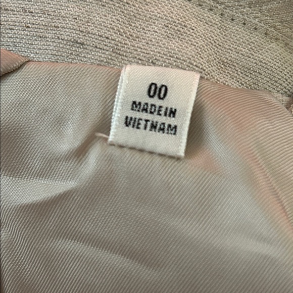 Aritzia Wilfred Destiny Linen Double Breasted Blazer in Beige Size 00 - Picture 6 of 8